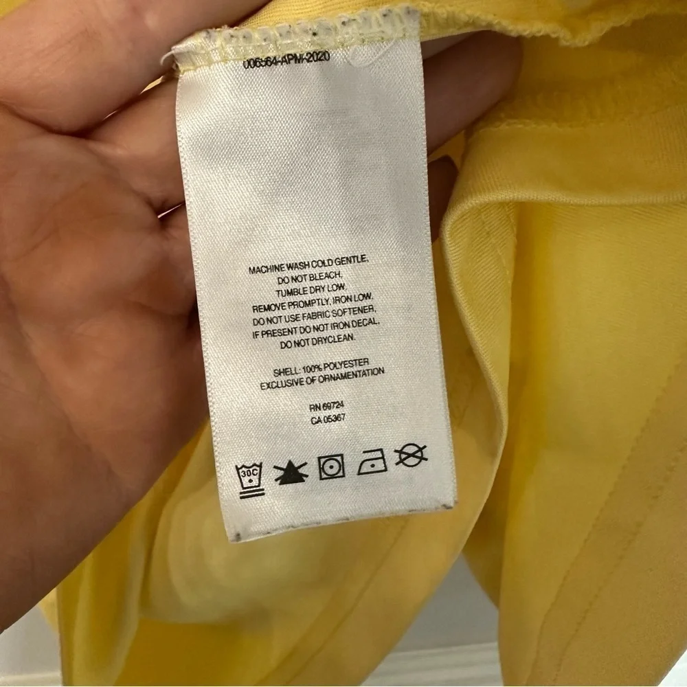 Columbia PFG Omni-Shade Sun Protection Yellow Long Sleeve Dri-Fit Shirt Sz S GUC